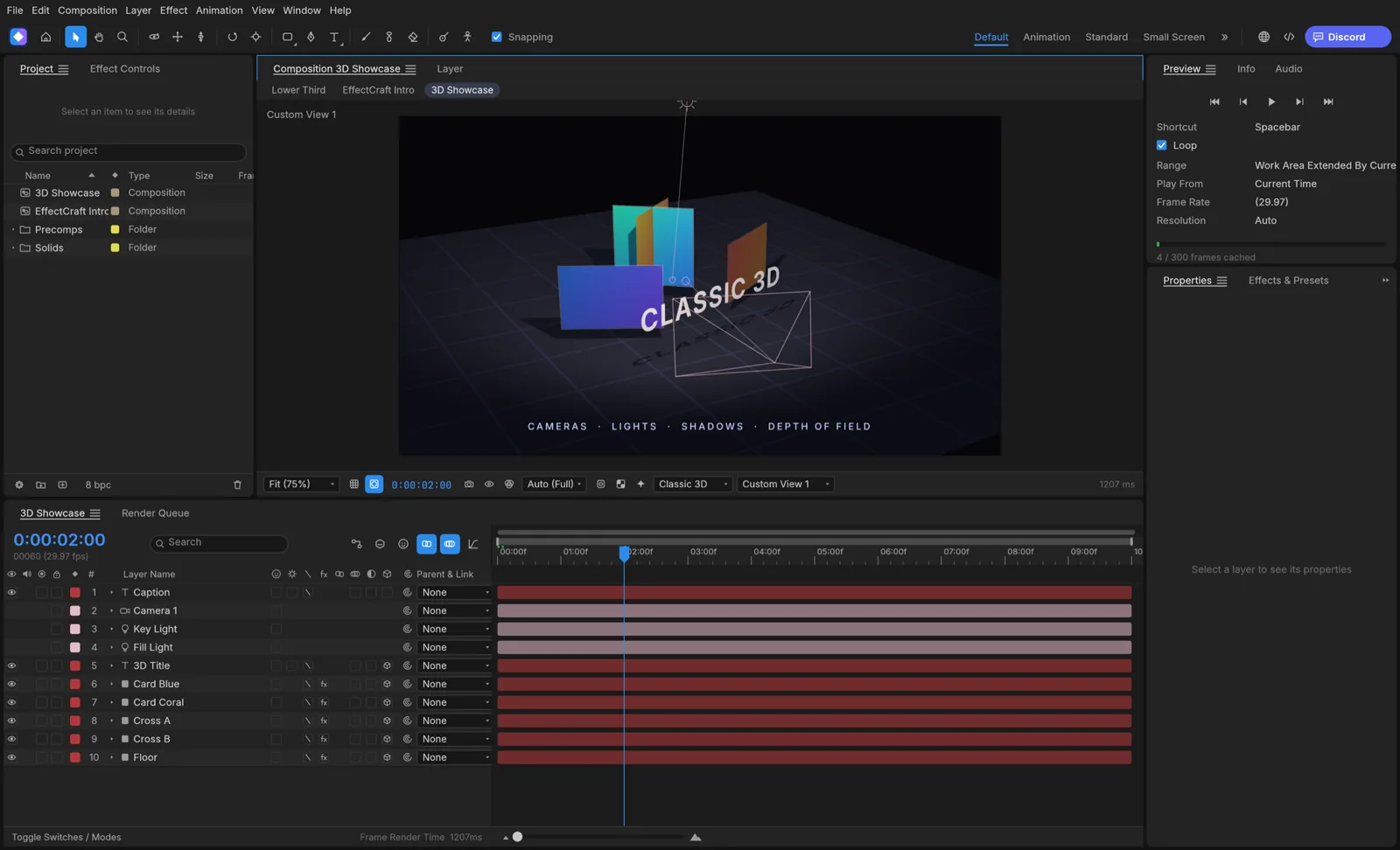 EffectCraft — Work with 3D Layers