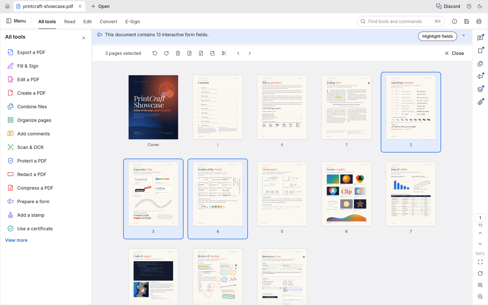 PdfCraft — Reorder and Combine Pages
