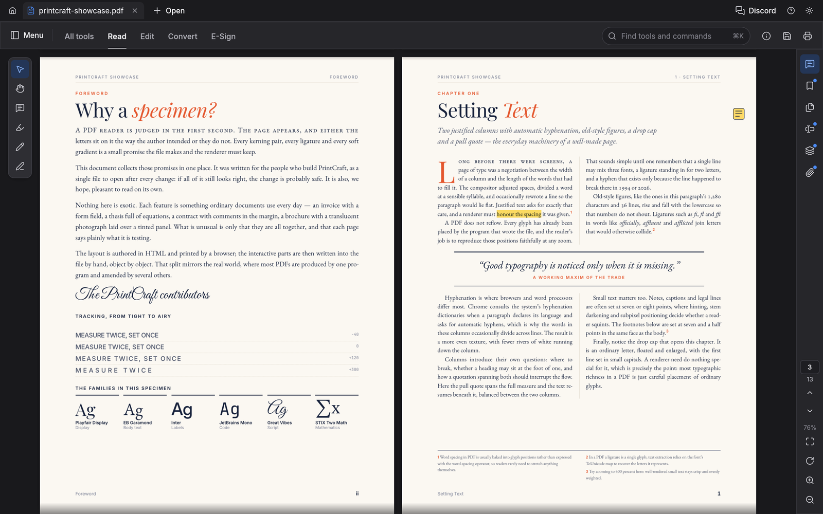 PdfCraft — Read in Different Views